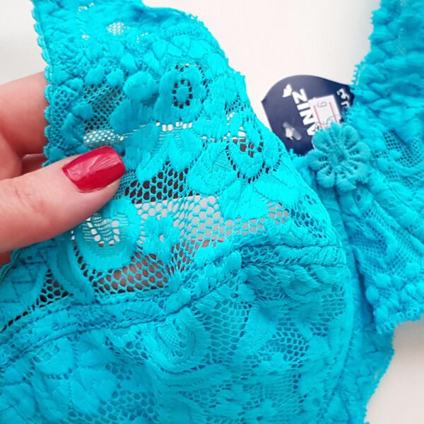 Paniz Womens Underwear Set Underwire Code 9015 Turquoise 1