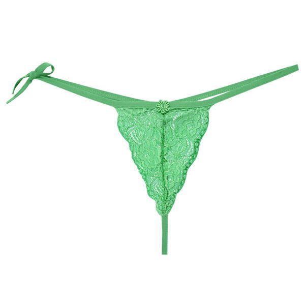 paniz set model 9043 panty green womens lace up bra 1