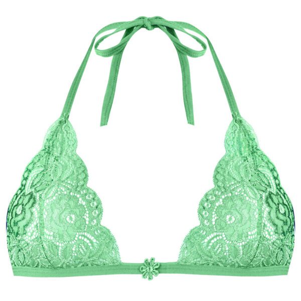 paniz set model 9043 panty green womens lace up bra 5