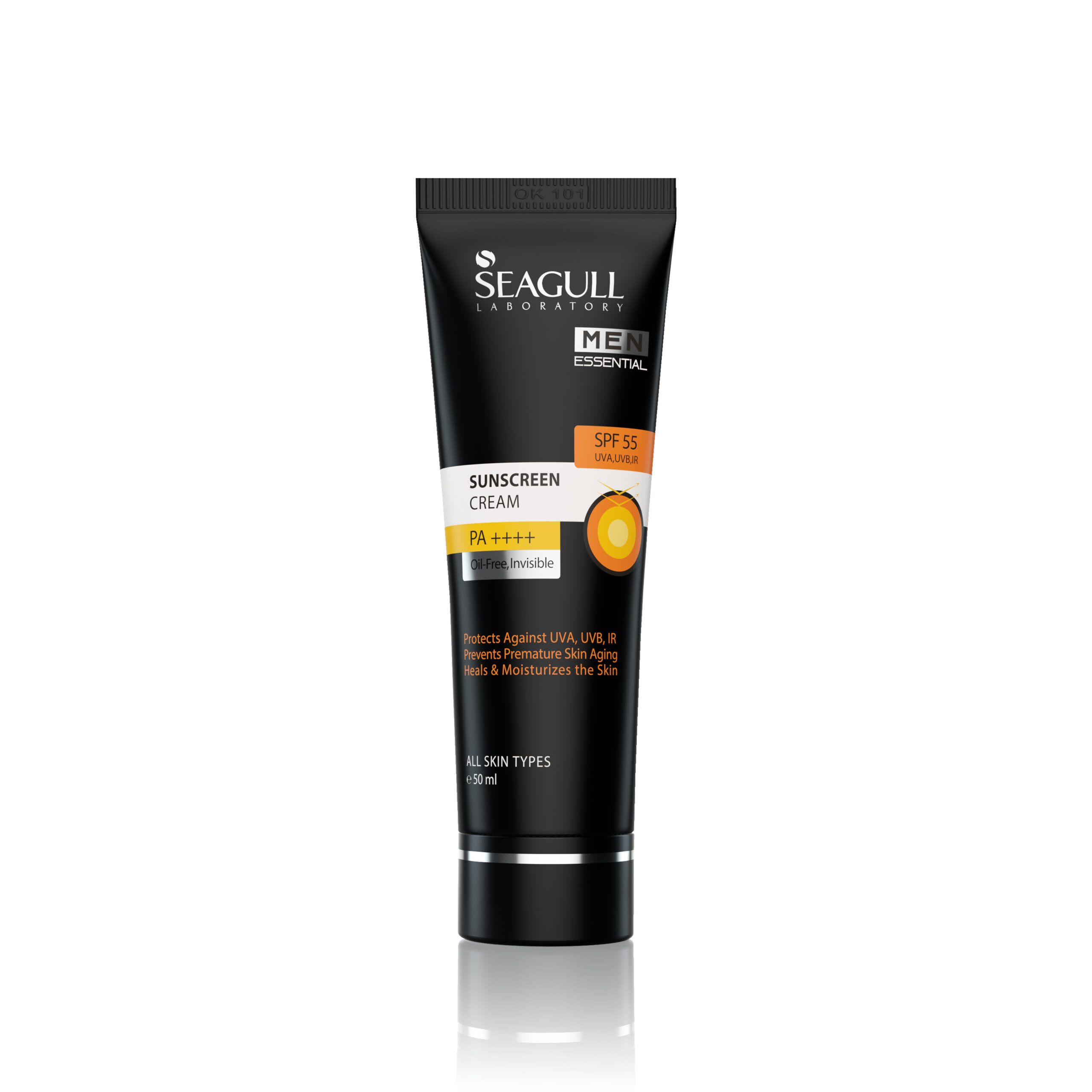 Seagull Sunscreen Cream Oil Free SPF 55 For Men 50 ml 1 scaled