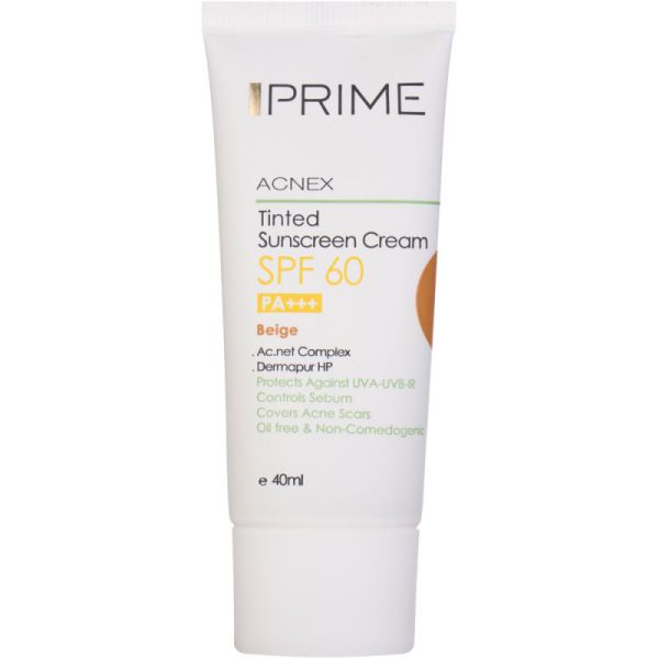 Prime Tinted Sunscreen Cream SPF60 40ml 7
