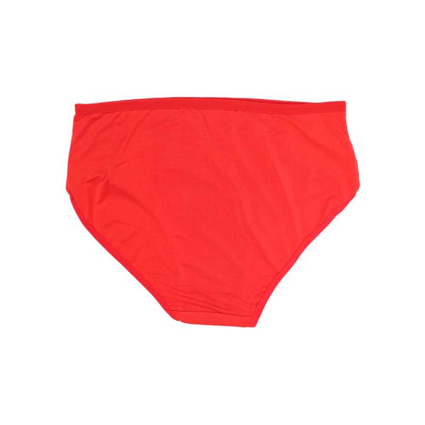 Red 3XL Laser Cut Panty with Bow Detail Code 165193 2